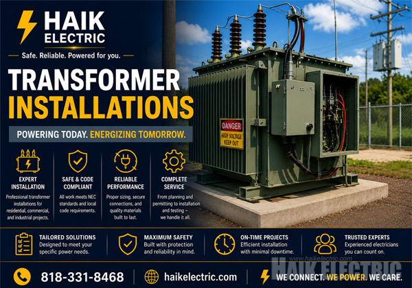 Transformer Installations by Haik Electric