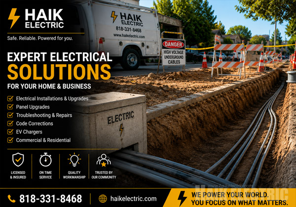 Underground Utilities by Haik Electric