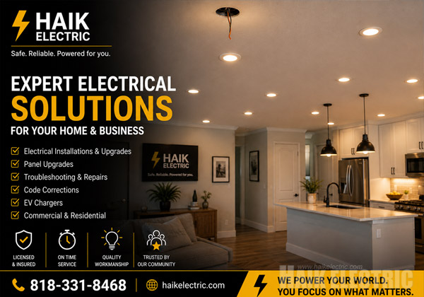 Recessed Lighting Installations by Haik Electric