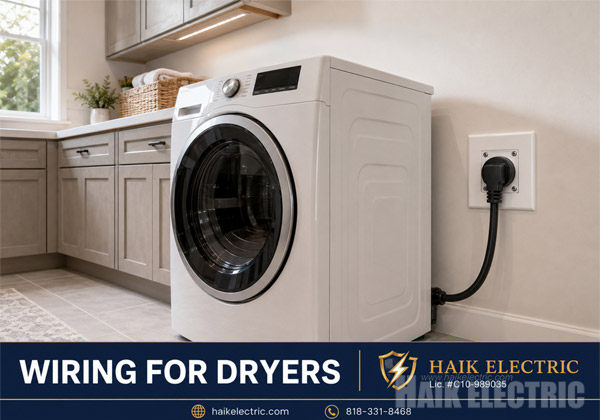 Wiring for Dryers and Stoves project example 2